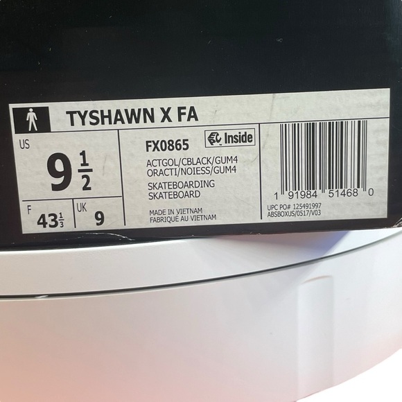 Adidas Tyshawn F*ckin Awesome sneakers. Yellow & black. Brand new! Size 9.5M.